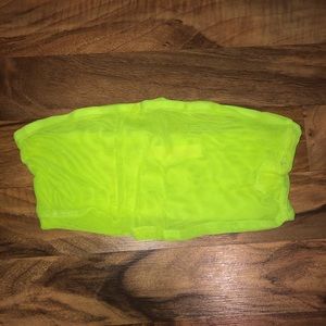 Neon Mesh Tube Top